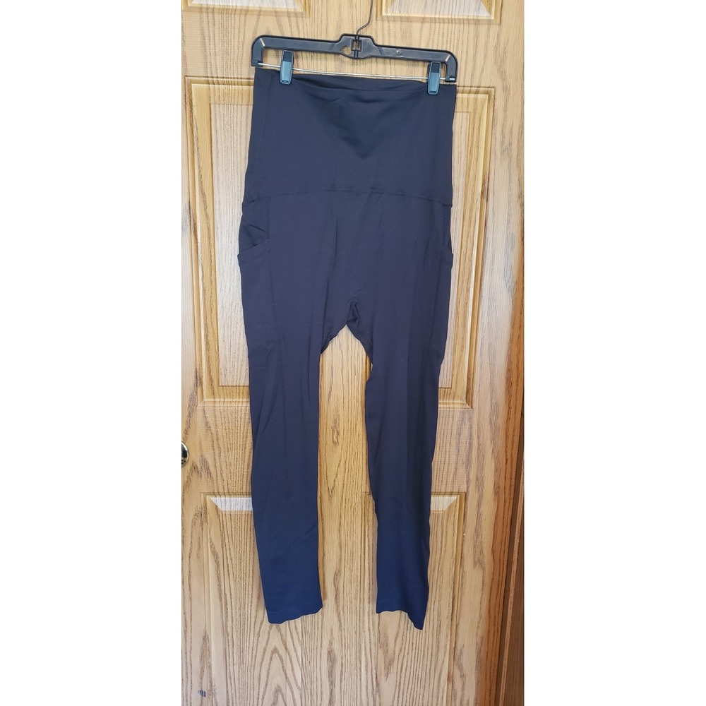 Womens Black Destination Maternity  Yoga Pants. Xl.‎ Nylon Spandex. Skinny... - Picture 2 of 5